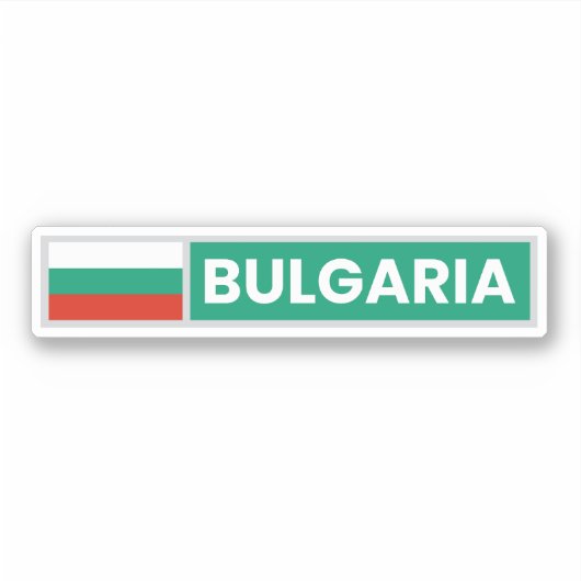 Sticker Bulgaria National Flag (Devant)
