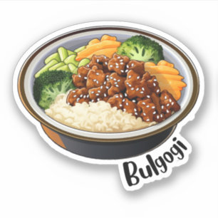 Sticker Bulgogi coréen