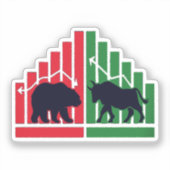 Sticker Bull vs Bear Sticker Stock (Recto)
