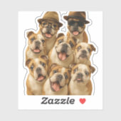 Sticker Bulldog (Feuille)