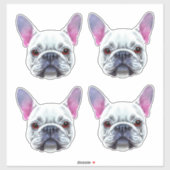 Sticker Bulldogs français (Feuille)
