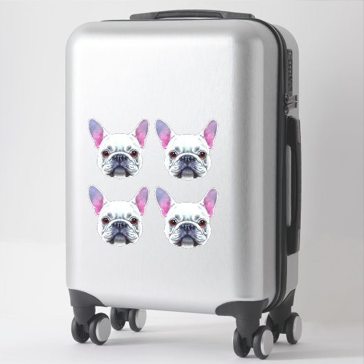 Sticker Bulldogs français (Sur valise)