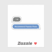 Sticker Bulle Conversation d'argot coréenne ㄱ ㅊ (Feuille)