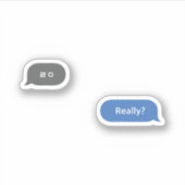 Sticker Bulle Conversation d'argot coréenne ㄹ ㅇ (Devant)