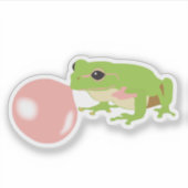 Sticker Bulle de grenouille à bulle (Devant)