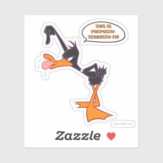 Sticker Bulle vocale DAFFY DUCK™ (Feuille)