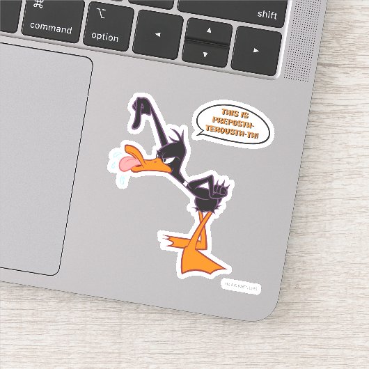 Sticker Bulle vocale DAFFY DUCK™ (Détail)
