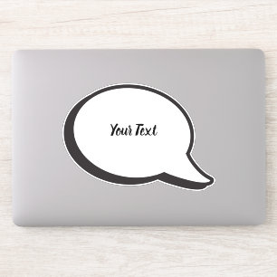 Sticker Bulles de pensée colorées et bulles de discours