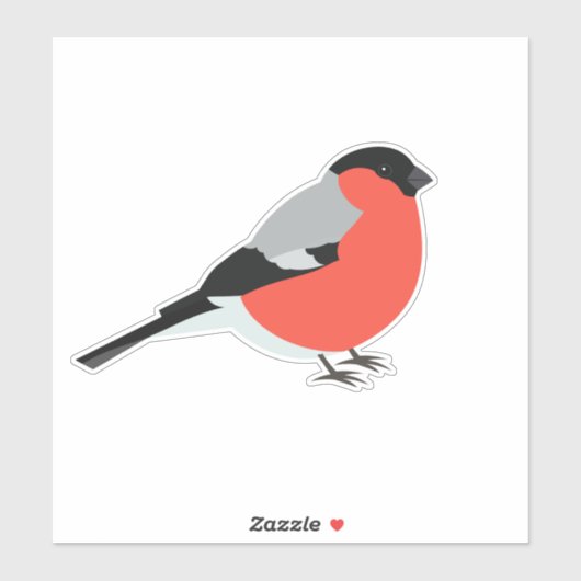 Sticker Bullfinch (Feuille)