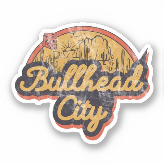 Sticker Bullhead City, Arizona (Devant)