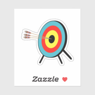 Sticker Bullseye à trois flèches