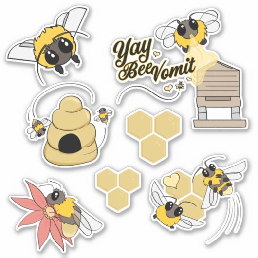 Sticker Bumble Bee (Devant)