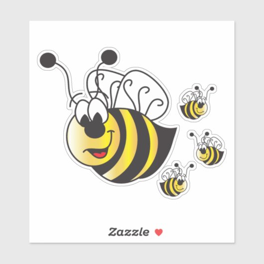 Sticker Bumblebees (Feuille)