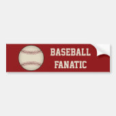 Sticker Bumper de baseball (Devant)