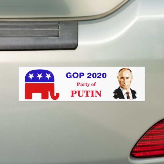 STICKER BUMPER GOP "PARTY OF POUTINE" 2020 (En voiture)
