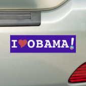 STICKER BUMPER OBAMA (En voiture)