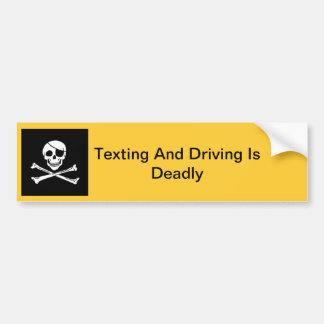 Sticker bumper Teksten en Rijden
