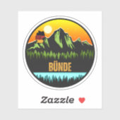 Sticker Bünde, Allemagne (Feuille)