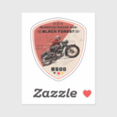 Sticker bundesstrasse 500, black forest german way b500 (Feuille)