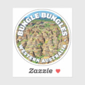 Sticker Bungle Bungle Bungles, Western Australia Round Sti (Feuille)