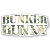 STICKER BUNKER BUNNY CAMO / CAMOUFLAGE (Devant)