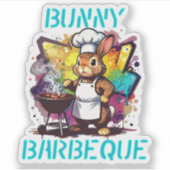 Sticker Bunny Barbeque (Devant)