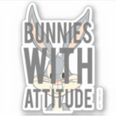 Sticker BUNNY™ BUNNY Avec Attitude (Devant)