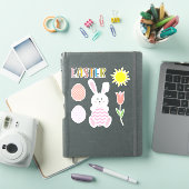 Sticker Bunny de Pâques de printemps pour enfants Ensemble (Couverture iPad)