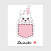 Sticker Bunny de poches (Feuille)