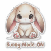 Sticker Bunny Earl Wonder (Devant)