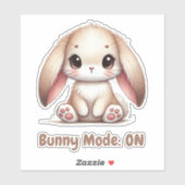 Sticker Bunny Earl Wonder (Feuille)