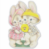 Sticker Bunny Girl and Boy (Devant)