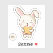 Sticker Bunny's Bakery Collection - Bunny Junior (Feuille)