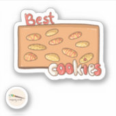 Sticker Bunny's Bakery Collection - Meilleurs cookies (Devant)