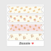 Sticker Bunny's Bakery Collection - Washi tape 3 (Feuille)