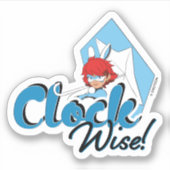 Sticker Bunnyx | Clock Wise ! (Devant)