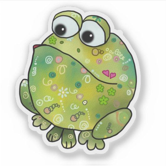 Sticker Bunter Grenouille (Devant)