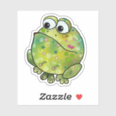 Sticker Bunter Grenouille (Feuille)