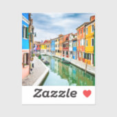 Sticker Burano, Italie (Feuille)