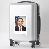 Sticker Bureau du président élu Barack Obama (Sur valise)
