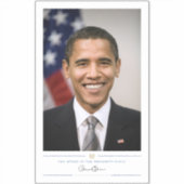 Sticker Bureau du président élu Barack Obama (Devant)