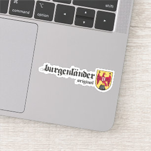 Sticker Burgenland Original Autriche Armoiries de Rustikal