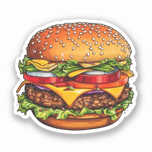 Sticker burger (Recto)