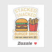 Sticker Burger Bros (Feuille)