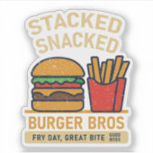 Sticker Burger Bros (Devant)