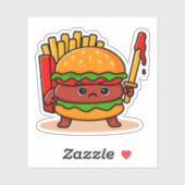 Sticker Burger Knight (Feuille)