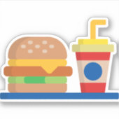 Sticker Burger Repas (Devant)