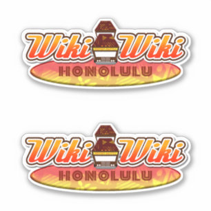 Sticker Bus Honolulu Wiki-Wiki