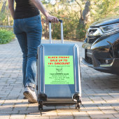 Sticker Business Black Vendredi Vente sur Light Green (Valise Insitu)