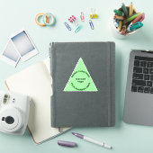 Sticker Business Christmas Light Triangle vert Vinyl (Couverture iPad)
